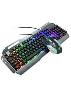 Read more about the article RAEGR RapidGear X70 USB Gaming Keyboard and Mouse Combo | Made of Aluminium Body | 4 Choices of Adjustable DPI, 3 Rainbow Lighting Modes, Instant Media Access, Gaming Mouse for PC/Laptop/Mac-RG10359