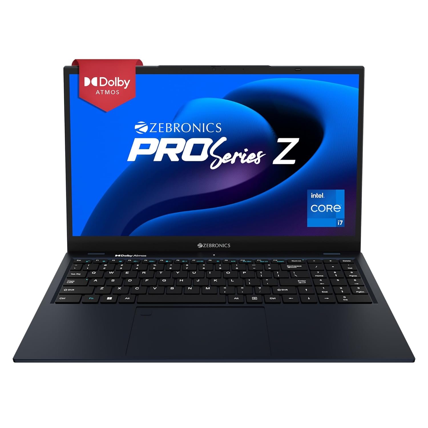 Read more about the article ZEBRONICS PRO Series Z NBC 5S, Intel Core 12th Gen i7 Processor 16GB RAM & 1TB SSD Laptop, 15.6 Inch (39.6CM), IPS 180° Display, Dolby Atmos, 38.5Wh Large Battery, Windows 11, Midnight Blue, 1.76 Kg